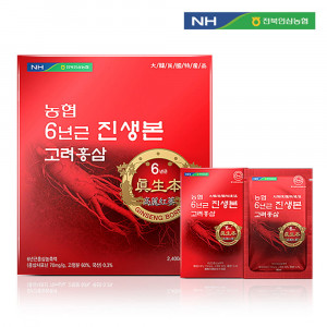 [km]농협 6년근 진생본 고려홍삼(80ml x 30포/선물용 쇼핑백포함)