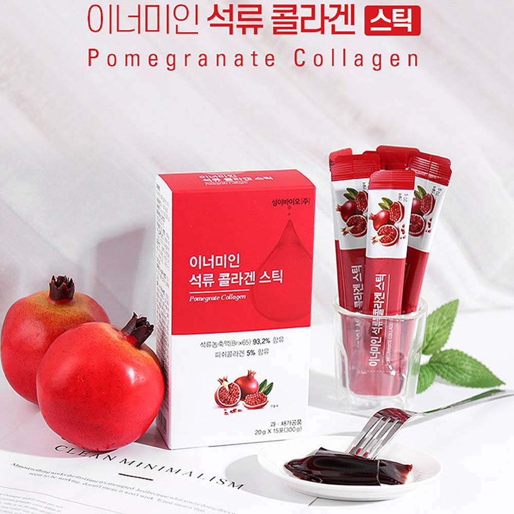 [km]이너미인 레드석류 석류콜라겐 스틱 20g*15포