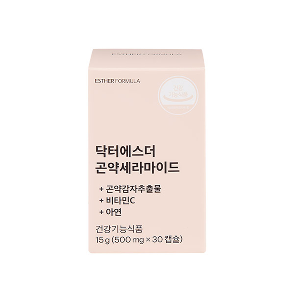 [km]에스더포뮬러 닥터에스더 곤약세라마이드 30일분(500 mg x 30캡슐)