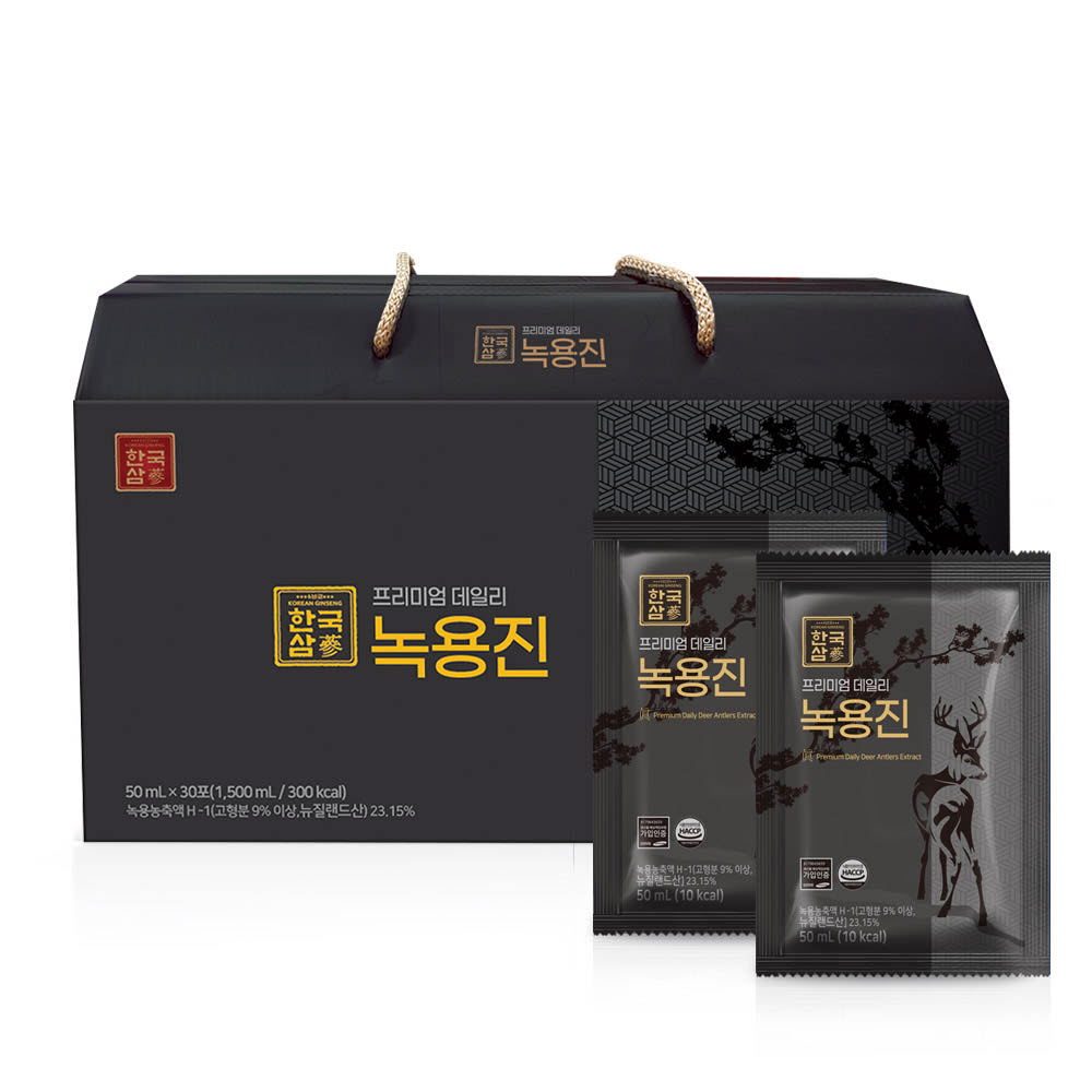 [km]한국삼 프리미엄 데일리 녹용진 50ml*30포