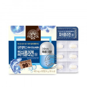 [km]내추럴박스 피쉬콜라겐정 400mg x 60정