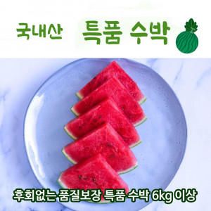 [km]후회없는 품질보장 특품 수박 6kg 이상