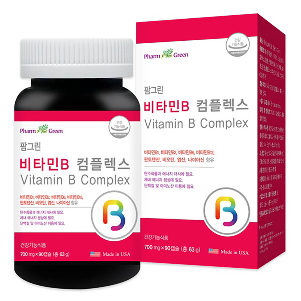 [km]팜그린 비타민B 컴플렉스 700mg x 90캡슐