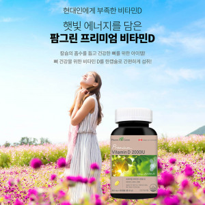 [km]팜그린 프리미엄 비타민D 300mg x 180캡슐