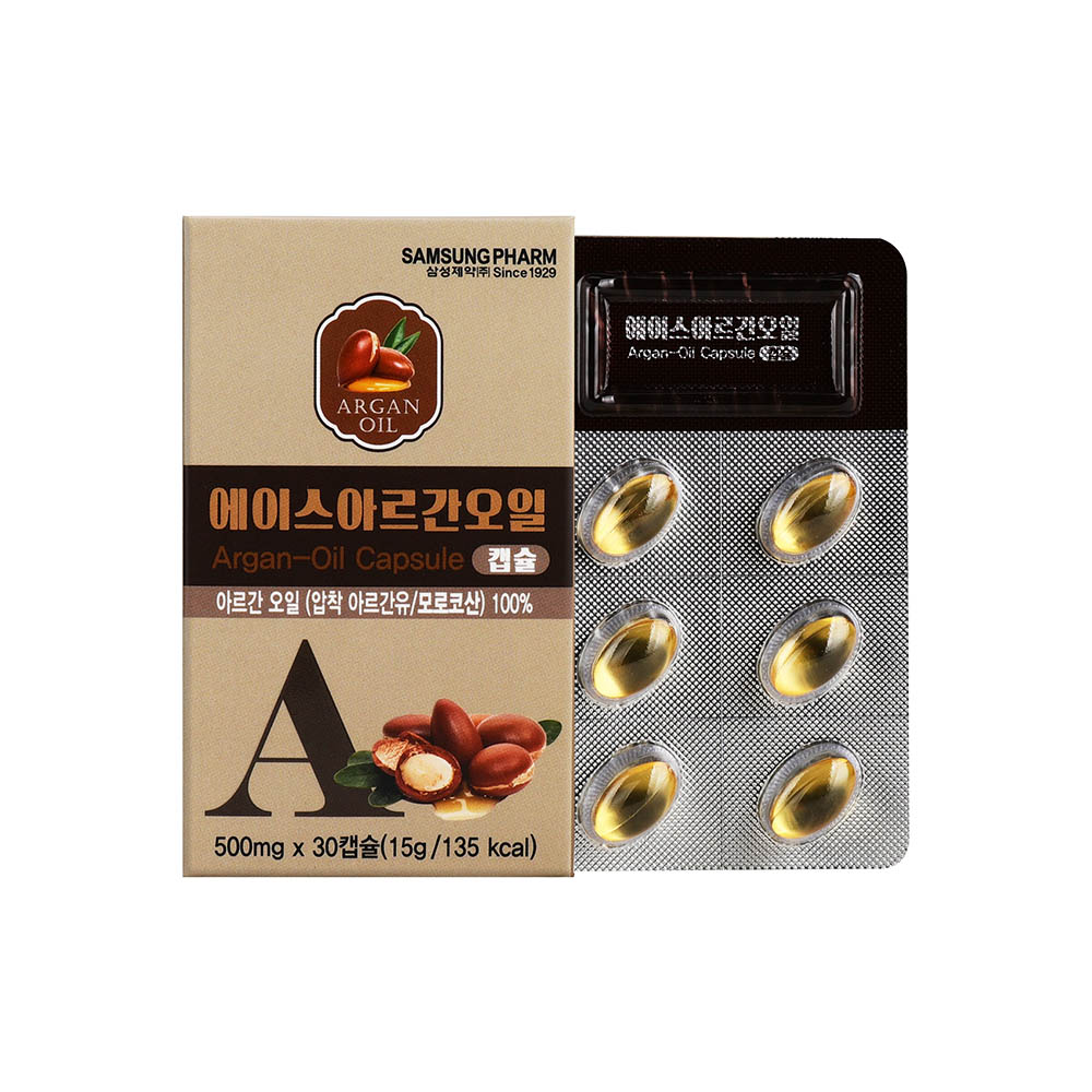 [km]삼성제약 에이스아르간오일캡슐 500mg x 30캡슐