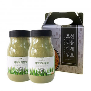 [km]쌀보리콩 제주 새싹보리분말 선물세트 (150g*2)