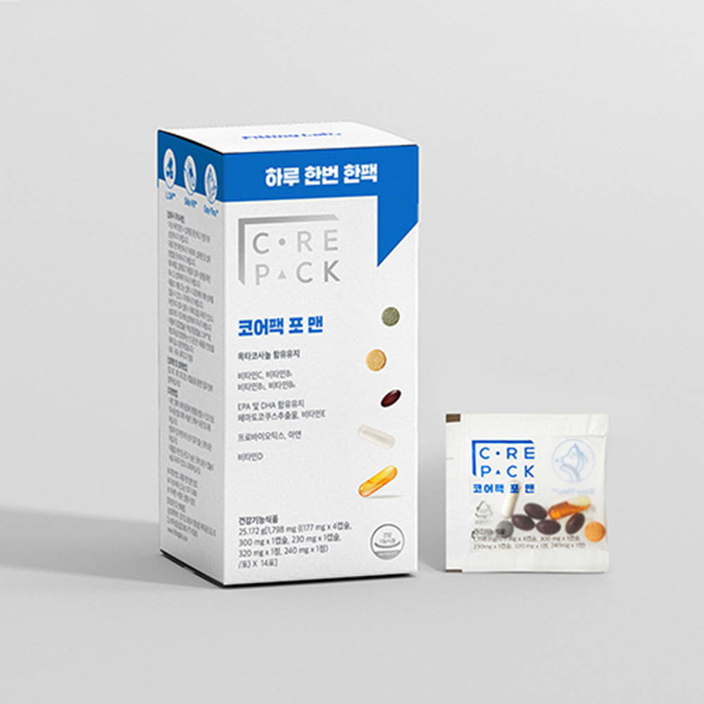 [km]삼성제약 코어팩 포 맨 1798mg x 14포 (2주분)