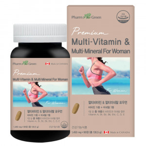 [km]팜그린 멀티비타민 포우먼 1,450mg x 90정