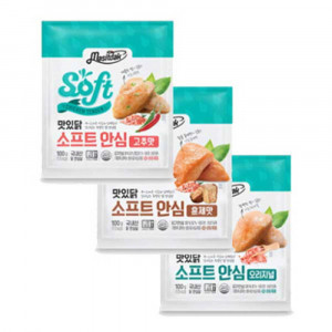 [km]맛있닭 소프트 안심 오리지널 100g * 10ea