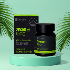 [km]한미양행 기억력을 채우다 500mg 30정