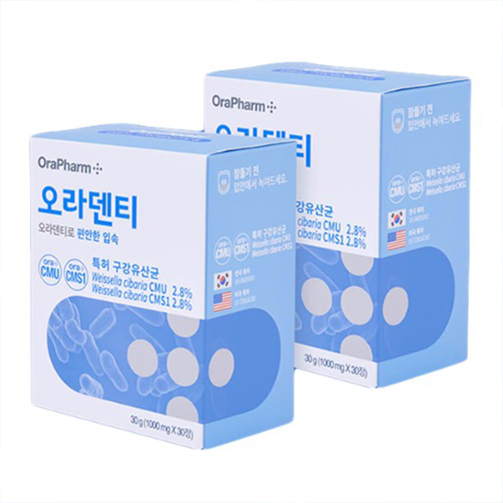 [km]오라팜 구강유산균 오라덴티 1000mg x 60정