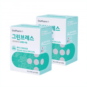 [km]오라팜 구강유산균 그린브레스 1000mg x 60정