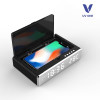 [km]UV ONE 4in1 살균&무선충전 알람시계 블랙