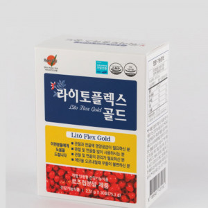 [km]라이토플렉스 골드 2.51g*30포 2개입 (관절건강기능식품: 로즈힙&마리골드꽃 추출물)