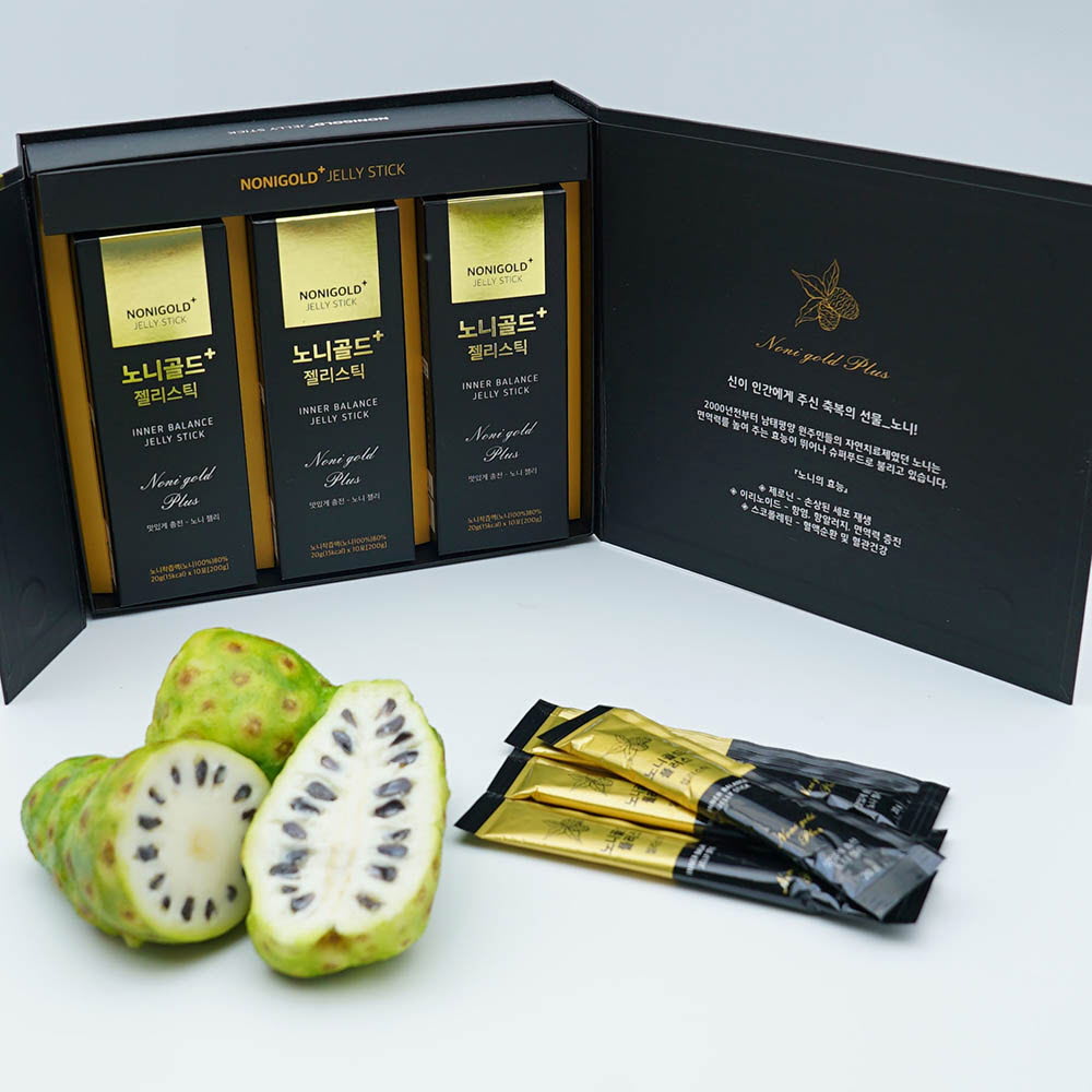 [km]해피젠 노니골드플러스 노니젤리스틱 20g * 30포 + 쇼핑백