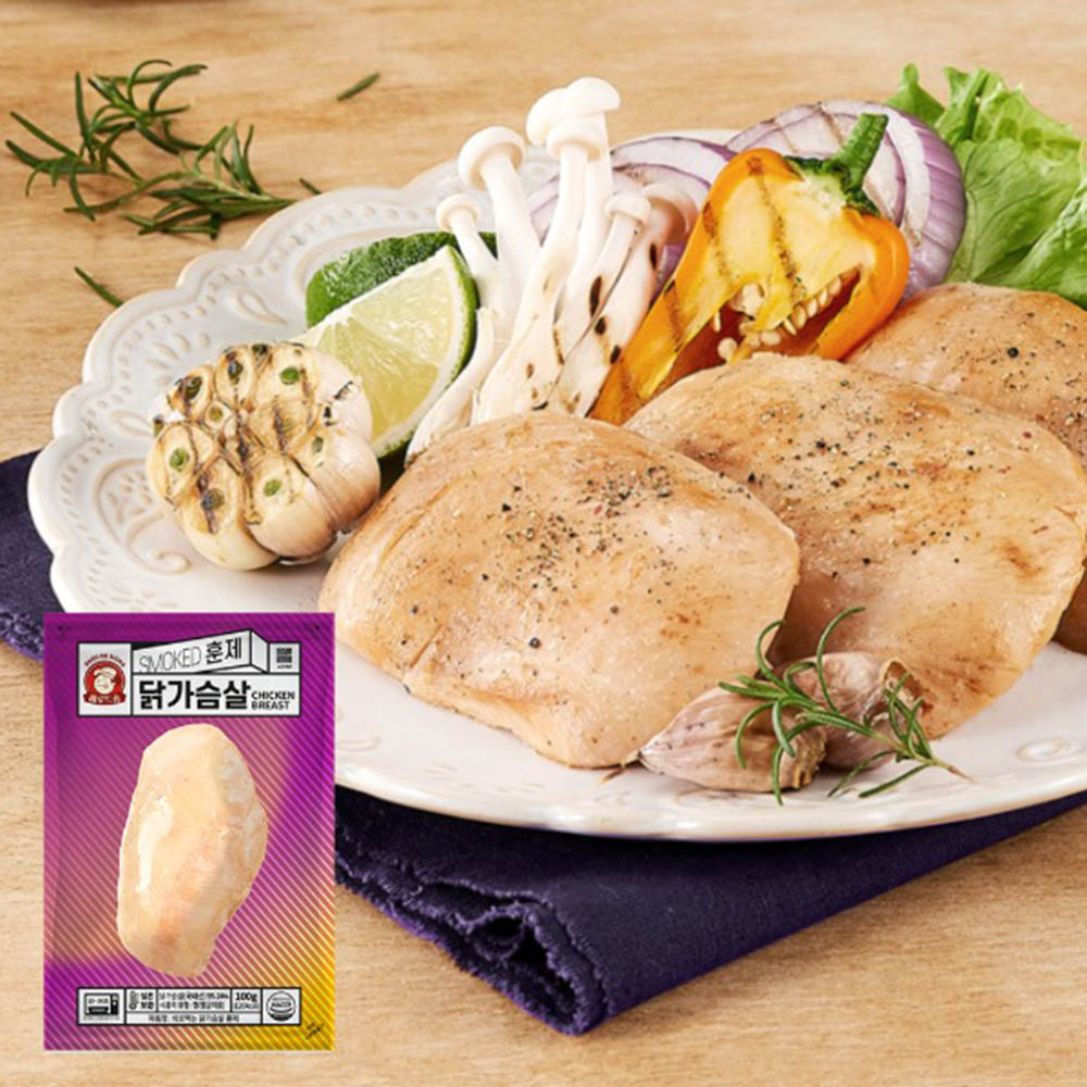 [km]바로드숑 바로먹는 훈제 닭가슴살 100g x 10팩