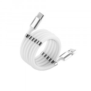 [km]USB A →타입C 자석형 꼬임방지 고속충전케이블(0.9M) UC2088C