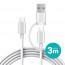 [km]타입C → 타입C USB A 이중 고속충전케이블 3M UC2086C
