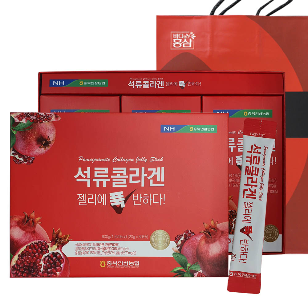 [km]충북인삼농협 석류콜라겐 젤리에 푹 반하다 20g x 30포