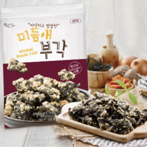 [km]미듬애 부각 반찬용 대용량 150g x 3봉지 - 김부각