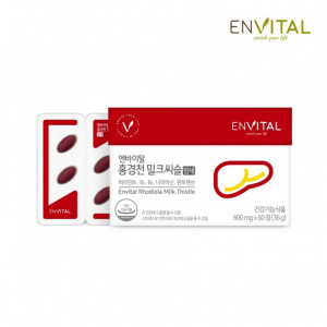 [km]엔바이탈 홍경천밀크씨슬 600mg x 60정