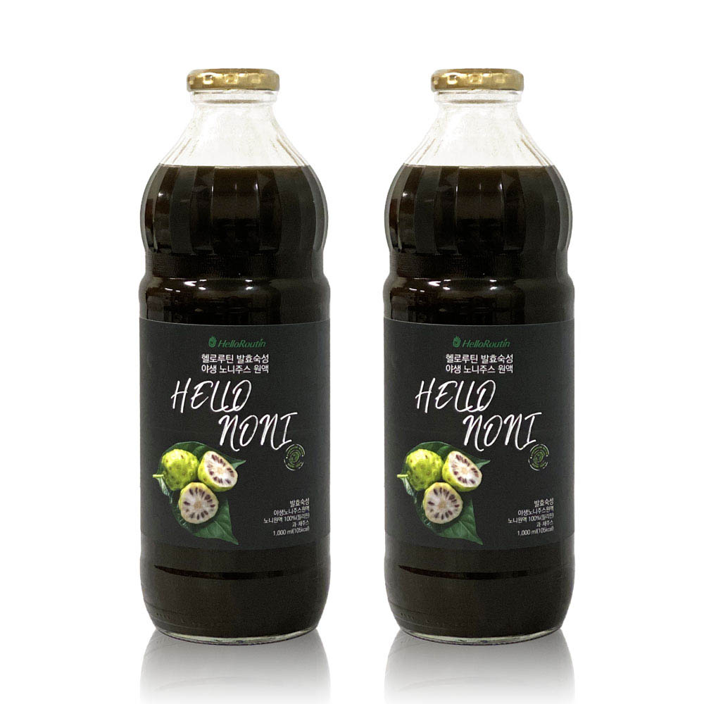 [km]헬로루틴 발효숙성 야생노니주스원액 1000ml x 2병