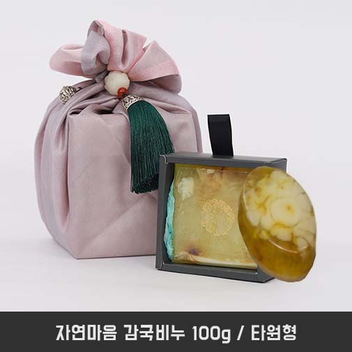 [km]자연마음 감국비누 100g / 타원형