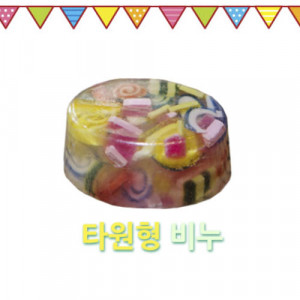 [km]자연마음 롤링사탕비누 100g / 타원형비누