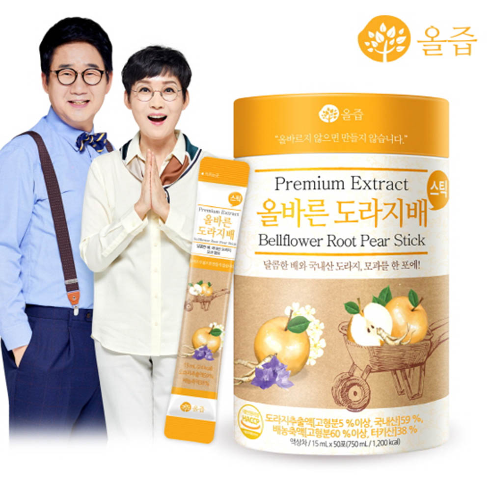 [km][올즙] 올바른 도라지배 스틱 15ml*50포 (실속형)