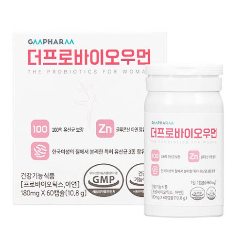 [km][지엠팜] 더프로바이오우먼 (60캡슐/ 30일분)