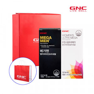 [km]GNC 남녀멀티비타민세트(메가맨 90정 90일분 * 우먼스울트라메가 90정 90일분)