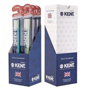 [km]켄트 컴팩트 칫솔 6p 세트(COMPACT/블루포장)
