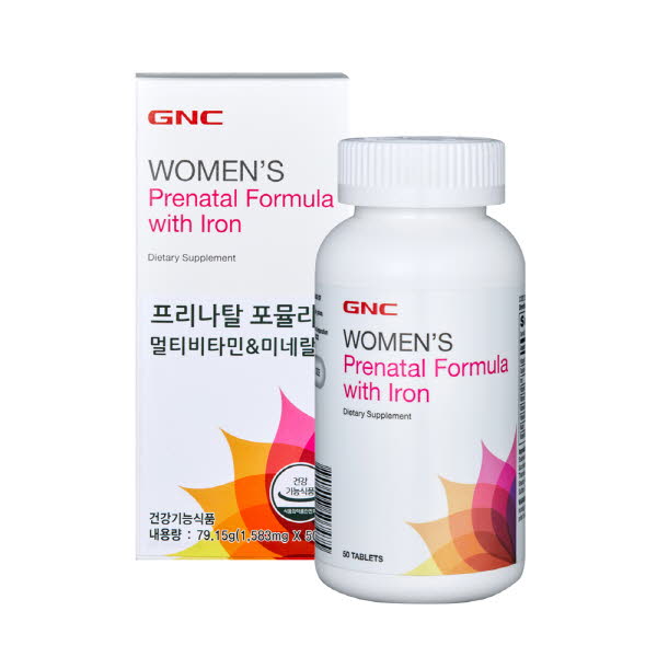 [km]GNC 프리나탈 포뮬라 멀티비타민&미네랄 (50정)