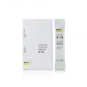 [km]쿠엔즈버킷 저온압착 프리미엄 국산 참기름 파우치 5ml*10입