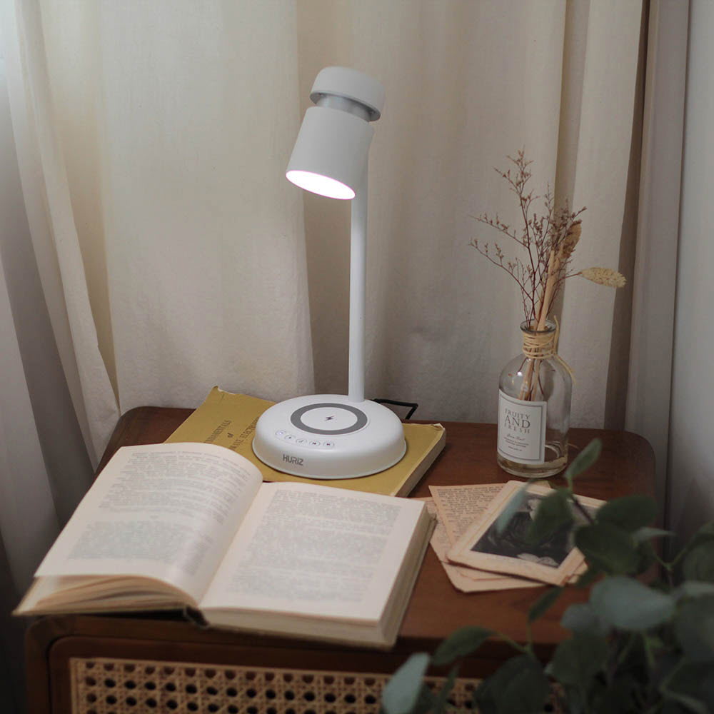[km]휴라이즈 다기능 LED 스탠드 (스피커+고속무선충전+LED 스탠드) HR-L900BT
