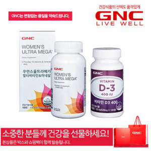 [km][GNC] 여성 활력 종합비타민 2종세트-선물박스+쇼핑백포함