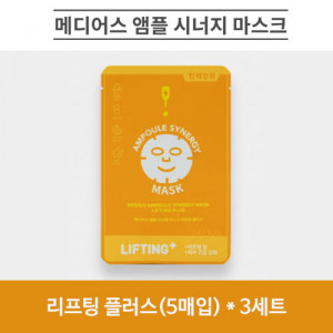 [km]메디어스 앰플 시너지 마스크 25ml - 리프팅 플러스(5매입) * 3세트