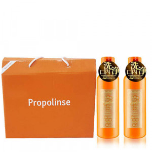 [km][보이는 구강 청결제]프로폴리스 가글 600ml×2P (의약외품 무알콜)