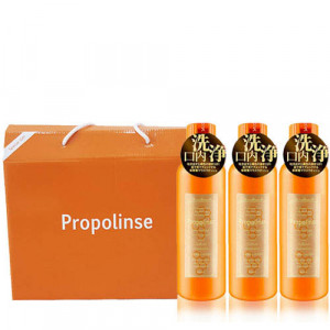 [km][보이는 구강 청결제]프로폴리스 가글 600ml×3P (의약외품 무알콜)