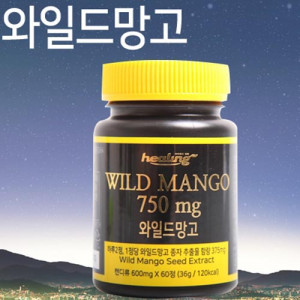 [km]힐링 와일드망고750mg 36g(600mgx60정)