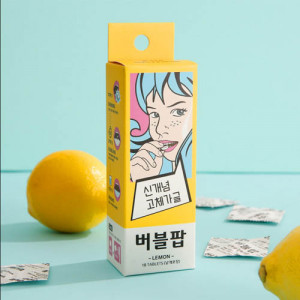 [km]여자생각 고체가글 버블팝 18개입 (레몬향)
