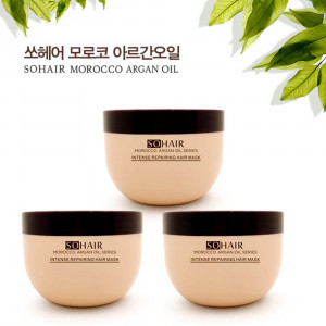 [km]쏘헤어 모로코 아르간 오일 인텐스 리페어링 헤어마스크 300㎖ x 3개 묶음