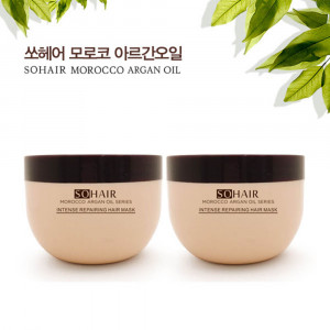 [km]쏘헤어 모로코 아르간 오일 인텐스 리페어링 헤어마스크 300㎖ x 2개 묶음