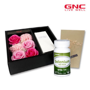 [km][GNC] 셀레늄100+비누꽃6송이