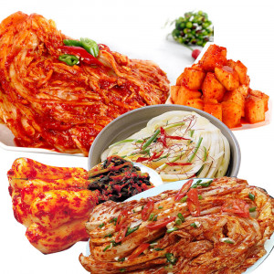 [km]해뜰 포기김치 2kg + 백김치 2kg + 깍두기 2kg + 알타리 2kg + 겉절이 2kg