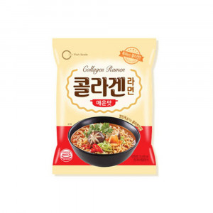 [km][오뚜기] 먹어도 붓지 않는 콜라겐 라면 (매운맛) 1팩(4봉)