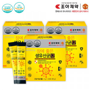 [km]조아제약 장에 좋은 생유산균12  2g*30포*3박스