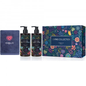 [km]요아럽 리빙컬렉션 바디 190g (바디로션 300ml, 바디클렌저 300ml, 요아럽 타월 190g)