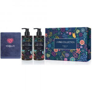 [km]요아럽 리빙컬렉션 바디 150g (바디로션 300ml, 바디클렌저 300ml, 요아럽 타월 150g)