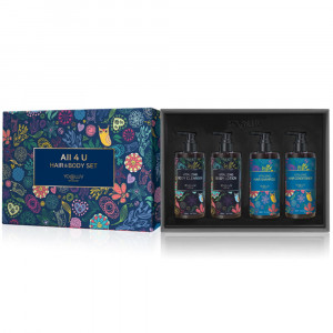[km]요아럽 올포유(All 4 U) (바디로션 300ml, 바디클렌저 300ml, 샴푸 300ml, 컨디셔너 300ml)